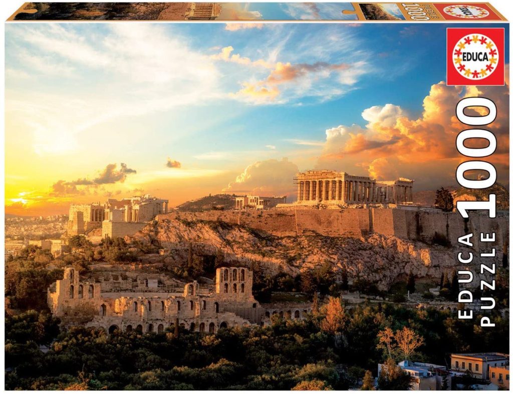Puzzle Acrópolis de Atenas collage 1000 piezas para adulto