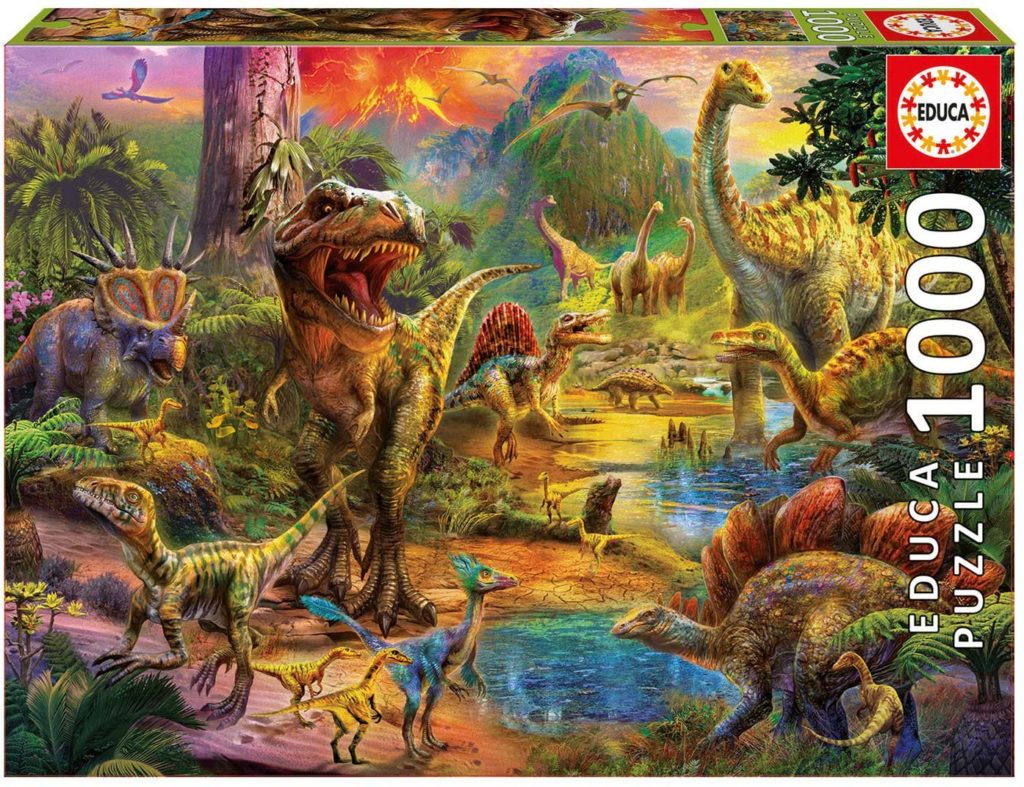 Puzzle Dinosaurios collage 1000 piezas para adulto