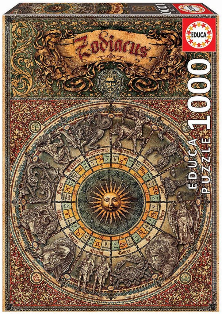 Puzzle Zodiaco collage 1000 piezas para adulto