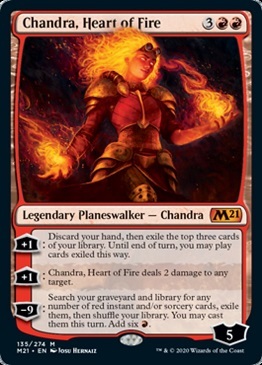 Carta Magic The Gathering Chandra Heart of Fire
