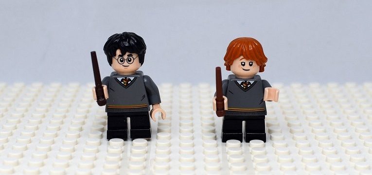 LEGO Harry Potter figuras Harry Potter y Ron