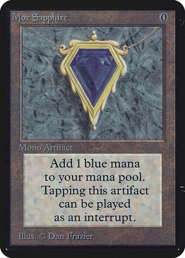 Carta Magic The Gathering Mox Sapphire